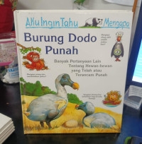 Image of Aku Ingin Tahu Mengapa: Burung Dodo Punah
