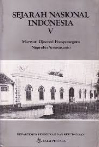 Image of Sejarah nasional Indonesia: Jilid V